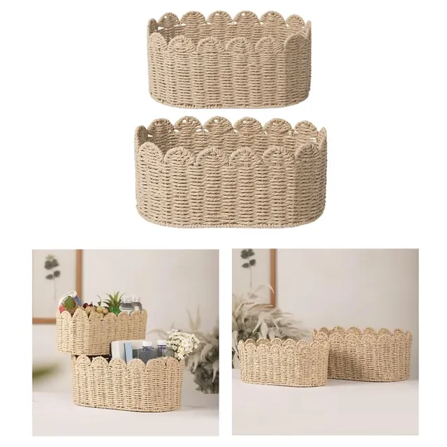 Panier de rangement tissé – vue 4