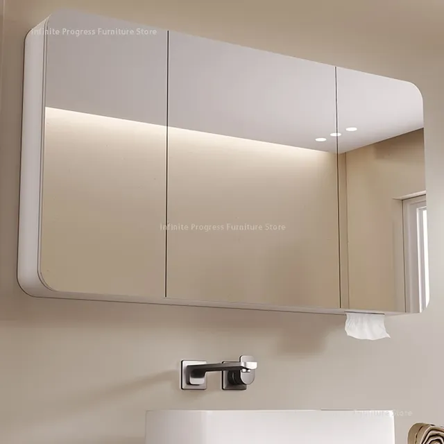 Armoire à miroir de salle de bain intelligente en forme… – vue 4
