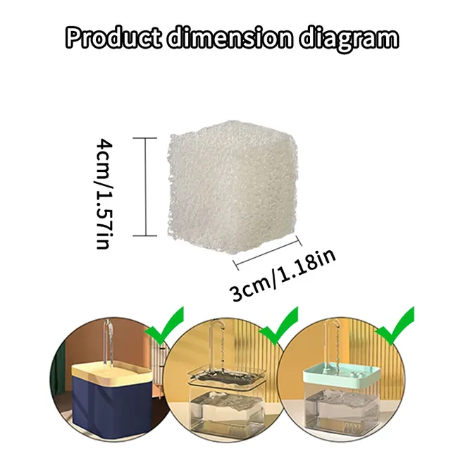 Filtre de remplacement pour distributeur d'eau – vue 4