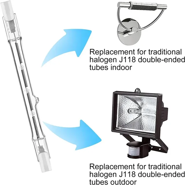 Ampoules halogènes HRBAJ-R7s – vue 4