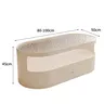 Table basse ovale au Design moderne – vue 2