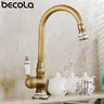 Mitigeur robinet cuisine laiton bronze antique finition… – vue 1