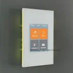 Panneau d&rsquo;écran tactile LCD commutateur intelligent 4 gangs lumière Lanbon WiFi maille Zigbee prise en charge commande vocale GOOGLE Alexa Siri Homekit