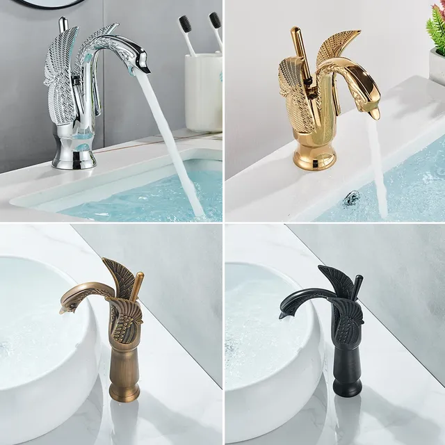 Robinet lavabo mitigeur monocommande pont monté laiton… – vue 2
