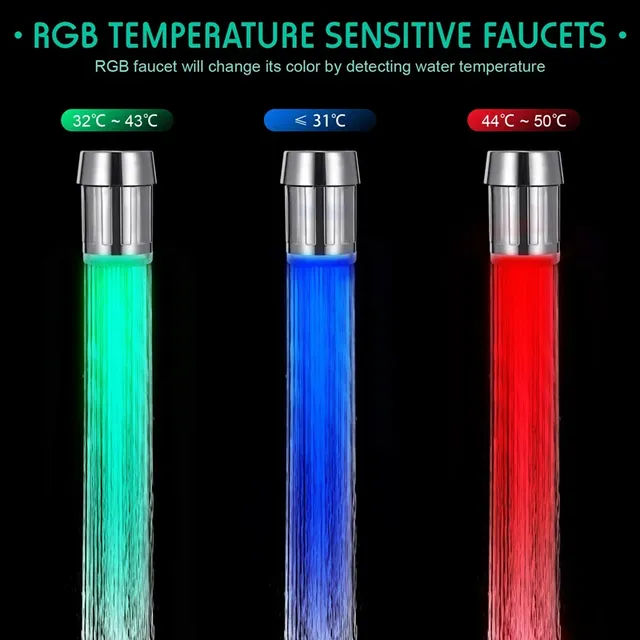 Robinet LED sensible à la température – vue 3