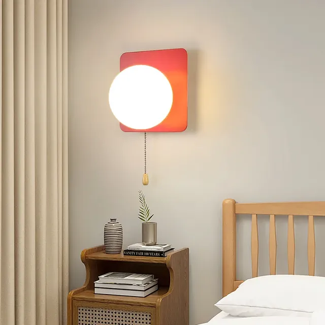 Applique Murale Moderne en Forme de Boule de Verre avec… – vue 4