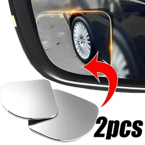 2 pièces miroir de voiture grand Angle miroirs d’angle mort de voiture 360 ° Rétroviseurs auxiliaires réglables HD, petit miroir rond sans cadre 2 pièces miroir de voiture grand Angle miroirs d’angle mort de voiture 360 ° Rétroviseurs auxiliaires réglables HD, petit miroir rond sans cadre