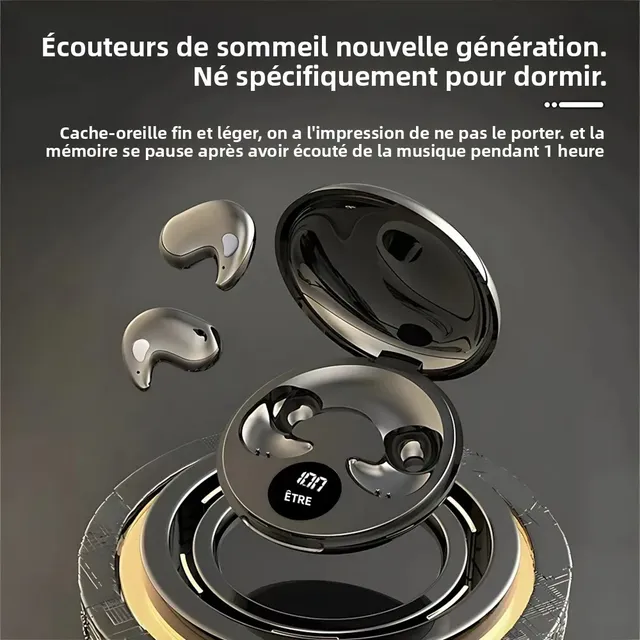 B13 Bluetooth sommeil écouteurs sans fil casque 5.3 avec… – vue 2