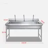 Éviers de Cuisine à Vaisselle sur Pied en Acier Inoxydable – vue 6
