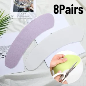 Coussin de siège de toilette adhésif coloré, 8 paires, facile à nettoyer, réutilisable, doux et confortable, indispensable pour salle de bain