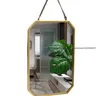Miroir mural carré en fer forgé de Style nordique – vue 4