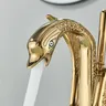Robinet de lavabo doré – vue 6