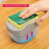 Distributeur savon liquide évier porte éponge caddie… – vue 3