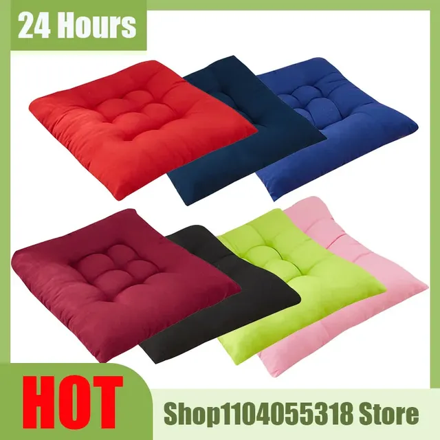 Coussin de siège souple pour chaise carrée