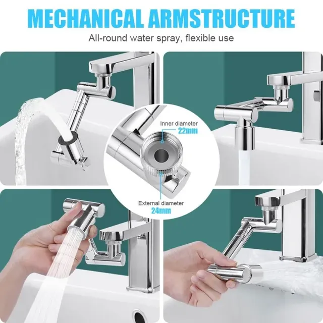 Bras robotique pivotant universel rétractable – vue 4