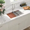 Évier de cuisine sous plan Double 28 pouces L – vue 3