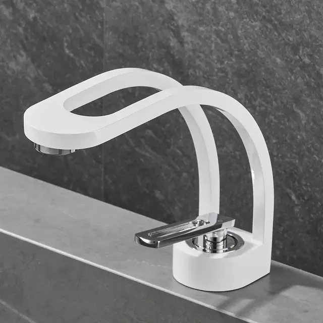 Robinet lavabo mitigeur monocommande laiton finition… – vue 5