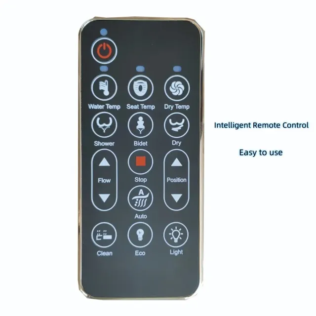 Couvercle siège WC intelligent télécommande chauffage… – vue 3