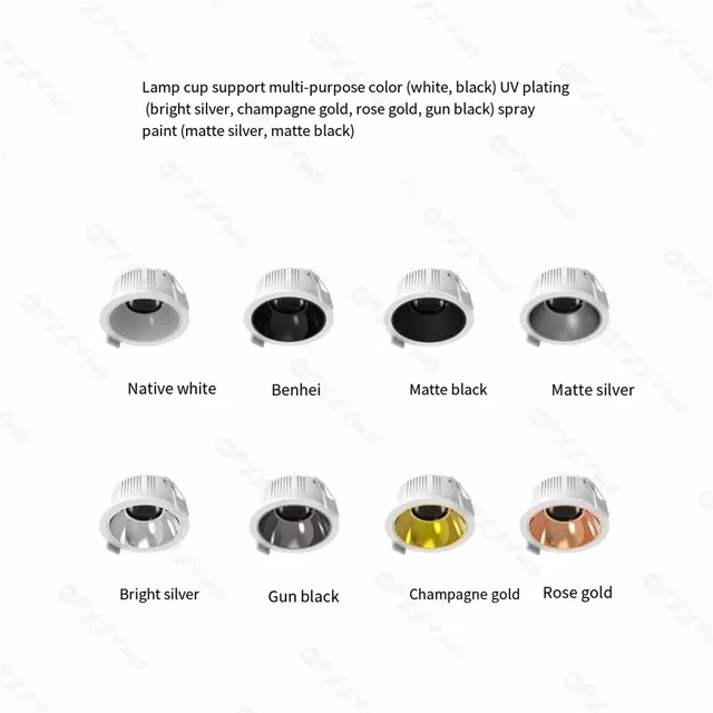 Dimmable Led Downlight COB Plafond Spot Light 5W 7W10W… – vue 5