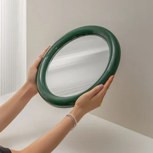 Miroirs décoratifs miroir de maquillage miroirs adhésifs muraux miroir moderne esthétique chambre décoration accessoires ornements de chambre