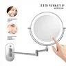 Miroir de maquillage chromé de 8 pouces – vue 4
