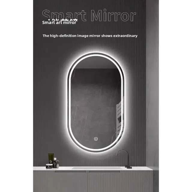 Miroir de salle de bain intelligent ovale – vue 6