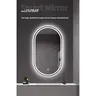 Miroir de salle de bain intelligent ovale – vue 6