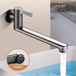 Robinet mural vadrouille robinet de piscine robinet monotrou en laiton…