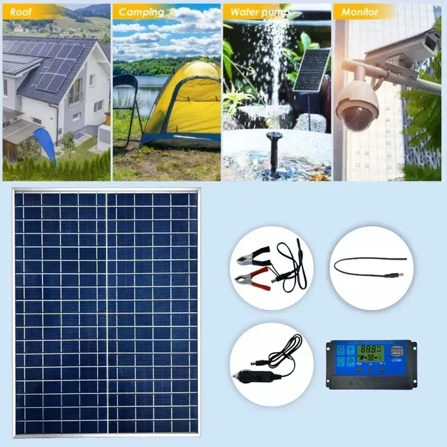 1000w 500w panneau solaire 12v panneau solaire… – vue 3