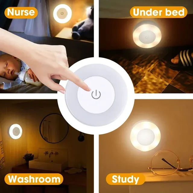 Veilleuse LED rechargeable par USB portable pour… – vue 6