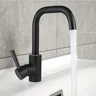 Robinet de cuisine minimaliste moderne en acier inoxydable – vue 2
