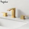 Robinet de lavabo en or brossé – vue 2
