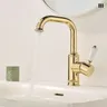 Robinet de lavabo en laiton Vintage de luxe – vue 5
