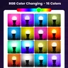 Ampoule LED RGB 16 couleurs E27 AC220V 30W 10W – vue 2