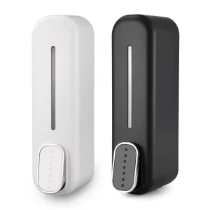 Distributeur de savon mural manuel de 300ml, distributeur de shampoing et de Gel douche, récipient de Lotion, distributeur de savon liquide pour les mains pour salle de bains Distributeur de savon mural manuel de 300ml, distributeur de shampoing et de Gel douche, récipient de Lotion, distributeur de savon liquide pour les mains pour salle de bains