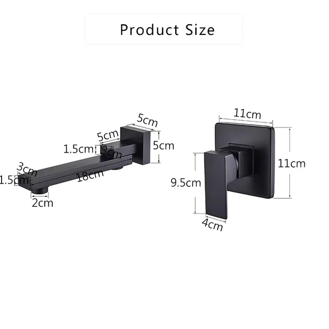 Mitigeur mural pliable laiton monocommande poignée… – vue 6