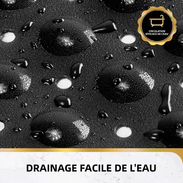 Tapis de baignoire Extra Long antidérapant 40x16 pouces – vue 3