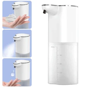 Distributeurs automatiques de savon 400ml, 4 vitesses réglables, salle de bain, Machine à laver les mains intelligente, Rechargeable par USB, désinfectant pour les mains sans contact