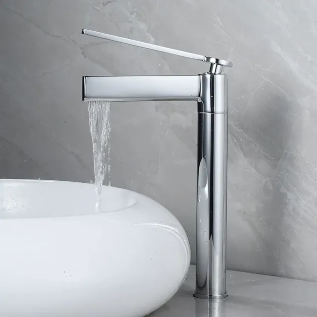 Robinet mitigeur de lavabo d'eau chaude et froide monté… – vue 4