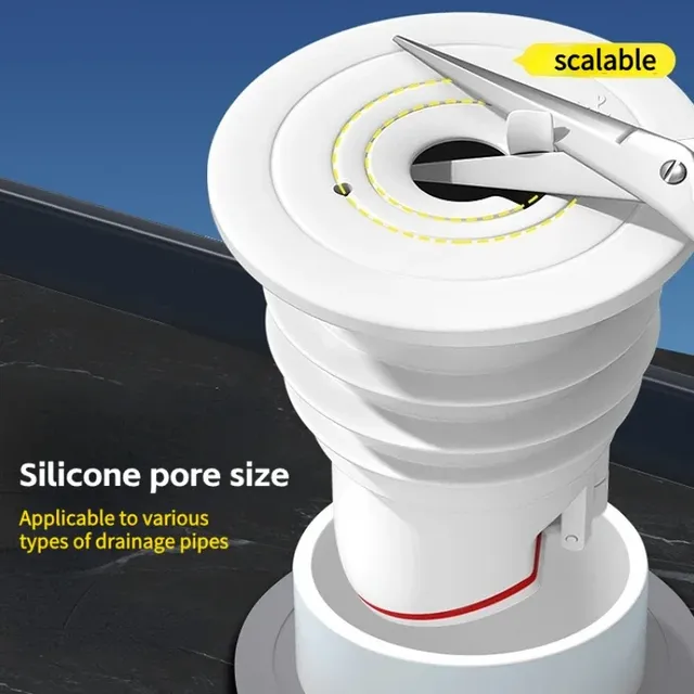 Piège de vidange en Silicone pour articles de salle de… – vue 4