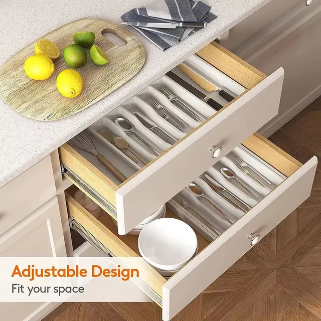 Organisateur tiroir couverts extensible réglable… – vue 4