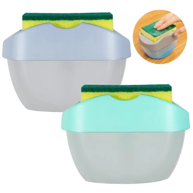 Distributeur savon liquide évier porte éponge caddie… – vue 2