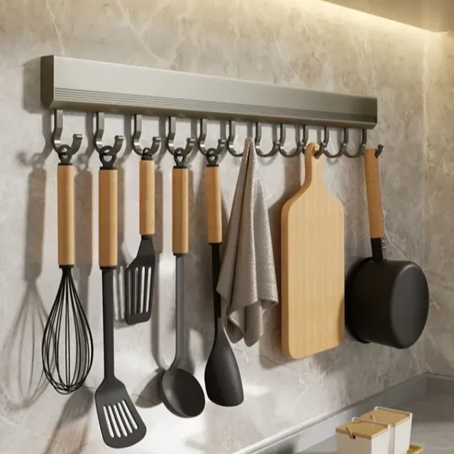 Crochet de cuisine mural – vue 3