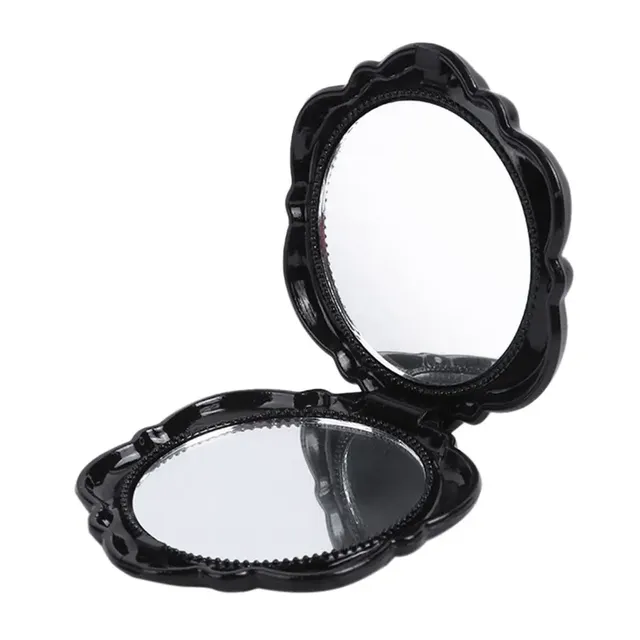 Miroir de maquillage Double face en forme de Rose – vue 3
