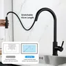 Robinet de cuisine extractible en acier inoxydable – vue 4