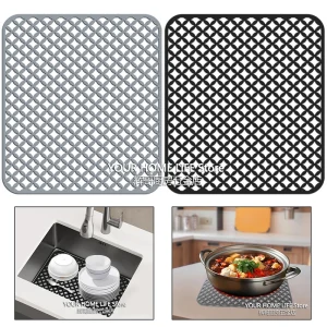 Protecteurs d’évier pour fond d’évier de cuisine, tapis d’évier en Silicone, résistant à la chaleur, antidérapant, adapté au lave-vaisselle, accessoires de cuisine Protecteurs d’évier pour fond d’évier de cuisine, tapis d’évier en Silicone, résistant à la chaleur, antidérapant, adapté au lave-vaisselle, accessoires de cuisine