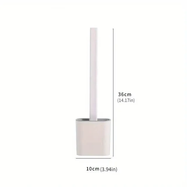 Brosse toilette manche long support socle étanche mural… – vue 3