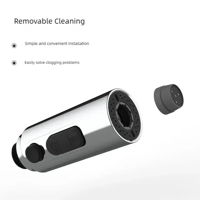 Robinet de cuisine à double fonction ABS Durable – vue 5