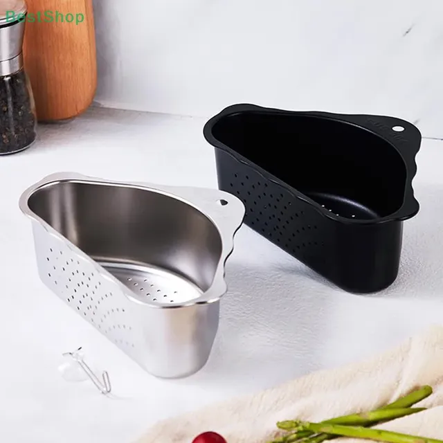 💕 Panier d'égouttage triangulaire d'évier de cuisine… – vue 5