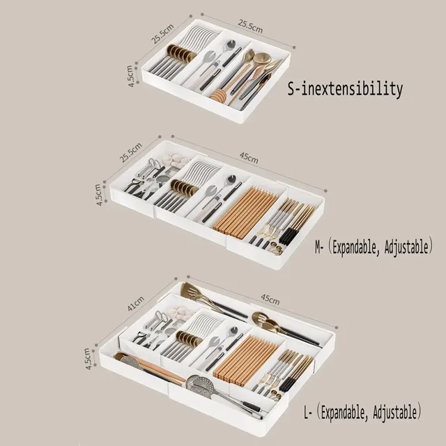 Organisateur tiroir cuisine extensible ajustable plateau… – vue 4